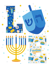 LOVE Cute Hanukkah Decorations Dreidel Menorah Chanukah     Kids Hoodie