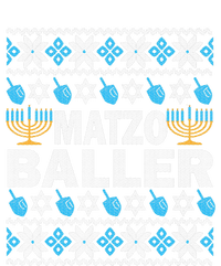 Funny Ugly Hanukkah Sweater Matzo Baller Matzah Jewish  Ladies Long Sleeve Shirt