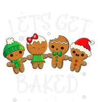 Lets Get Baked Cute Christmas Cookie Weed Funny Xmas Baby Bodysuit