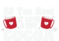 All You Need Is Love And Hot Cocoa Gift Funny Xmas Holiday Ceramic Star Ornament