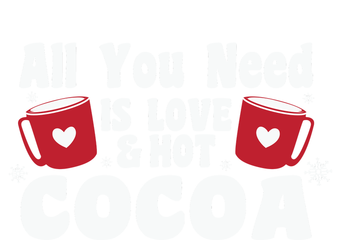 All You Need Is Love And Hot Cocoa Gift Funny Xmas Holiday Ceramic Star Ornament