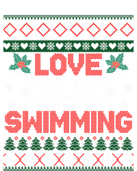 Love Swimming Funny Christmas Ugly Christmas Sweater Great Gift Baby Bodysuit