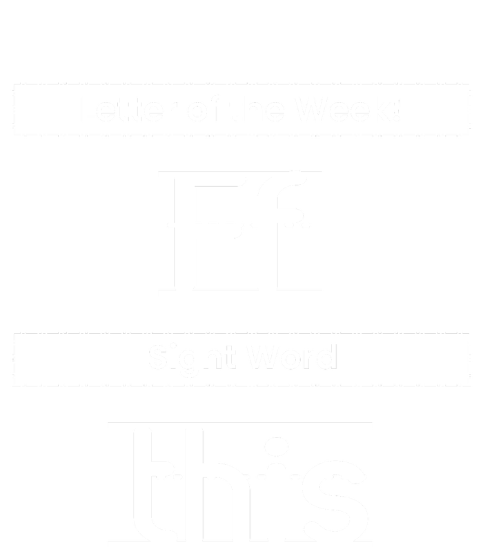 Funny Letter Of The Week Ff Sight Word This Women's Perfect Tri Rocker Tank