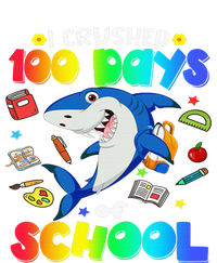 I Crushed 100 Days of School Funny Shark Lover Sustainable Beanie