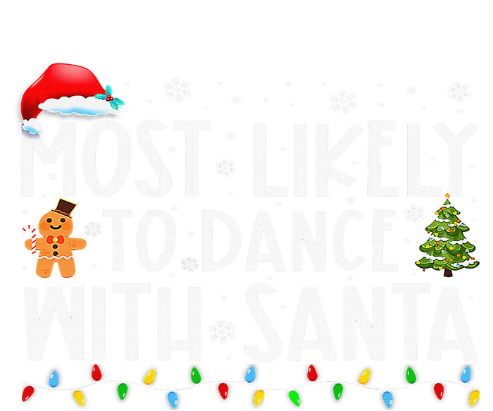 Most Likely To Dance With Santa Family Xmas Holiday Sustainable Knit Beanie