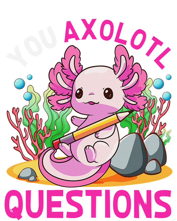 Axolotl-Shirt You Axolotl Questions Cute Funny Magnet