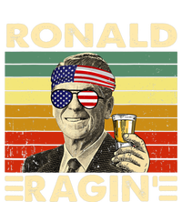 Ronald Ragin Drinking President Vintage Retro American Flag Youth Performance Sprint T-Shirt