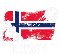 Norway Flag Jersey Norwegian Soccer Team Norwegian Premium Striped Beanie with Solid Band