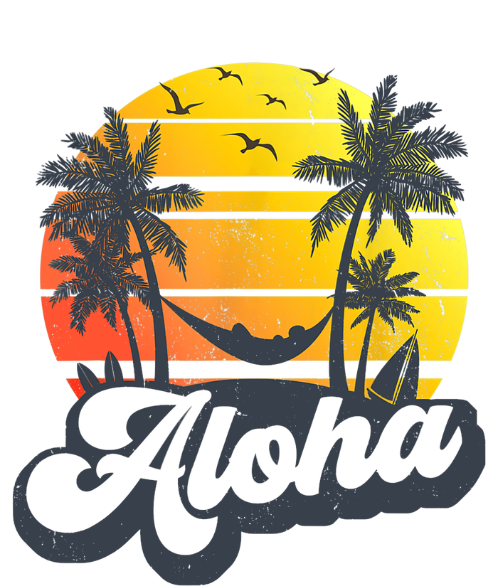 Aloha Hawaii Hawaiian Island Palm Trees Beach Vacation T-Shirt