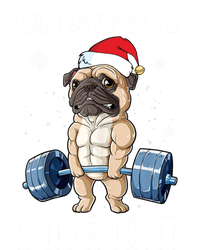 Oh Swoly Night Pug Dog Ugly Christmas Gym Weightlifting Gift Full-Length Apron With Pockets