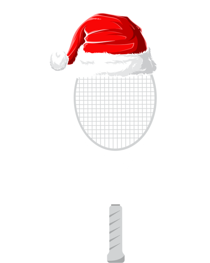 Xmas Santa Hat Tennis Racket Christmas Tennis Cool Gift Hoodie