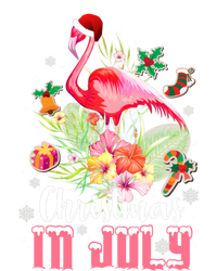 Christmas In July Cool Gift Pink Flamingo Gift V-Neck T-Shirt