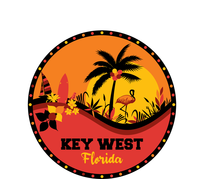 Key West Circular Logo Premium T-Shirt