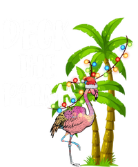 Deck The Palms Tropical Christmas Pink Flamingos Palm Tree Gift T-Shirt