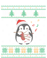 Bagpipes Ugly Christmas Sweater Penguin Xmas Family Matching Cute Gift Coaster