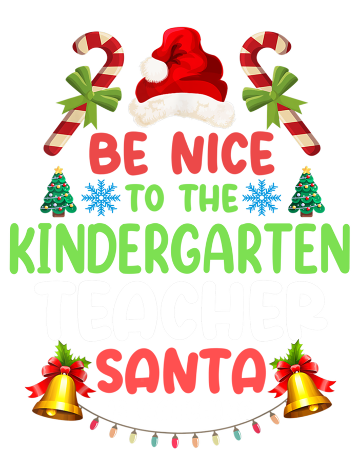 Be Nice To The Kindergarten Teacher Santa Is Watching Xmas Gift Magnet