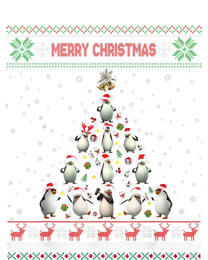 Cute Penguin Xmas Tree Ugly Christmas Funny Gift Boys Girls Great Gift T-Shirt