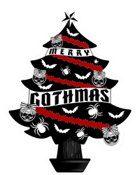 Goth Christmas Tree Merry Gothmas Tree Classic Long Sleeve Shirt