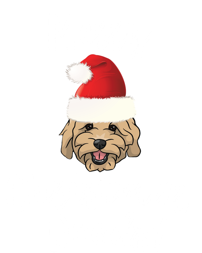 Merry Christmas Goldendoodle Funny Dog Gift Sustainable Knit Beanie