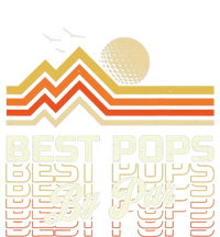 Retro Best Pops By Far Golf Sunset Grandpa Full Zip Hoodie