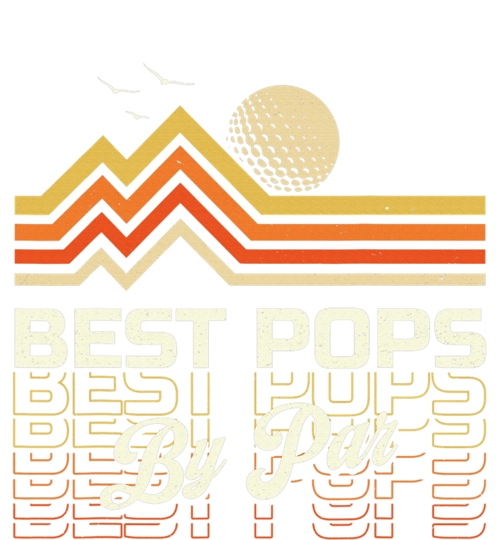 Retro Best Pops By Far Golf Sunset Grandpa Full Zip Hoodie