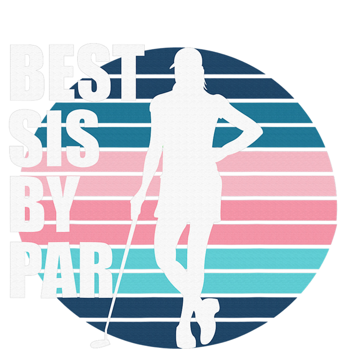 Vintage Best sis by par Funny golf birthday Valucap Bio-Washed Visor