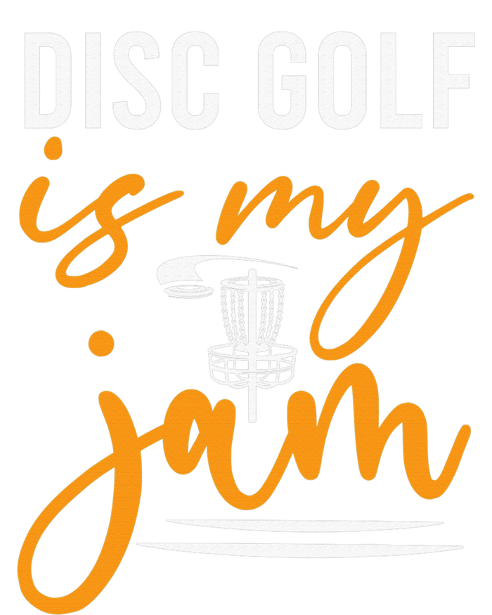 Disc Golf Is My Jam Orange Funny Golf Club T-Shirt