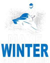 Snowmobile Make Winter Great Again Snowmobiling Gifts V-Neck T-Shirt