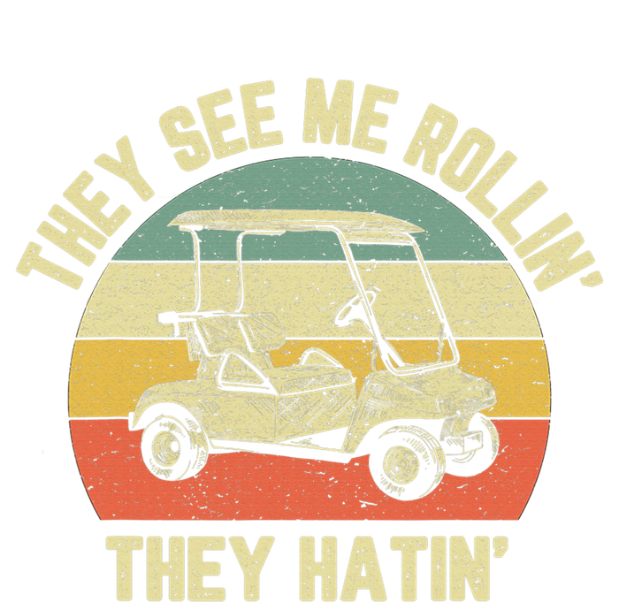 Funny Golf Cart See Me Rollin They Hatin Humor Tote Bag