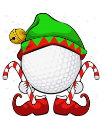 Funny Christmas Golf Ball Elf Cute Xmas Candy Cane T-Shirt