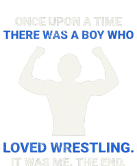 Once Upon A Time There Was A  Who Loved Wrestling  Womens CVC Long Sleeve Shirt