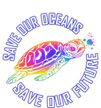 Save Our Oceans Save Our Future Tie Dye Turtle Conservation 16 in Basic Backpack