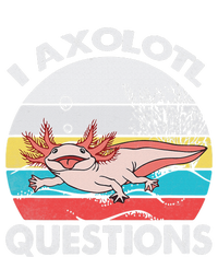 Funny Axolotl Questions Vintage Axolotl Gift Cropped Pullover Crew