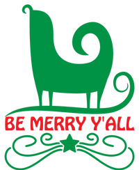 Be Merry Yall Tall Long Sleeve T-Shirt