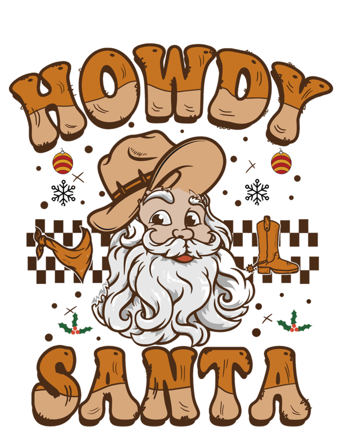 Howdy Santa Cowboy Santa Western Vintage Xmas Gift T-Shirt