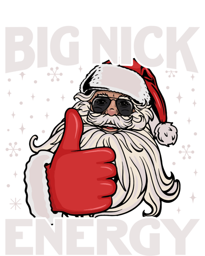 Funny Big Nick Energy Santa Xmas Christmas Long Sleeve Tall Long Sleeve T-Shirt