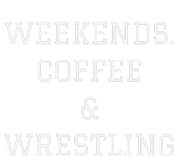 Funny Weekends Coffee Wrestling Coach Button