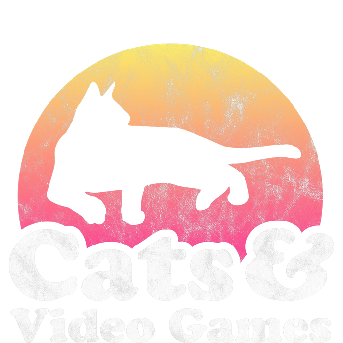 Cats And Video Games Cat And Video Game Gift T-Shirt