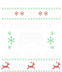 Gamer Paused My Game Ugly Christmas Sweater Youth Performance Sprint T-Shirt