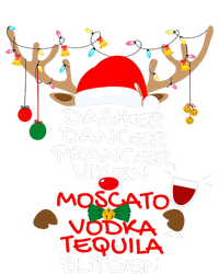 Dasher Dancer Prancer Vixen Moscato Vodka Tequila Blitzen Kids Sweatshirt