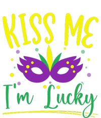 Kiss Me I'm Lucky Mardi Gras Parade Masquerade  Women’s Perfect Tri Rocker Tank