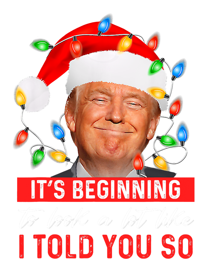 It's Beginning To Look A Lot Like I Told You So Trump Xmas Christmas T-Shirt