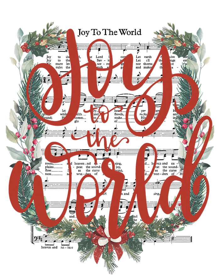 Joy To The World Christian Christmas Jesus Birth Music Xmas Short Acrylic Beanie