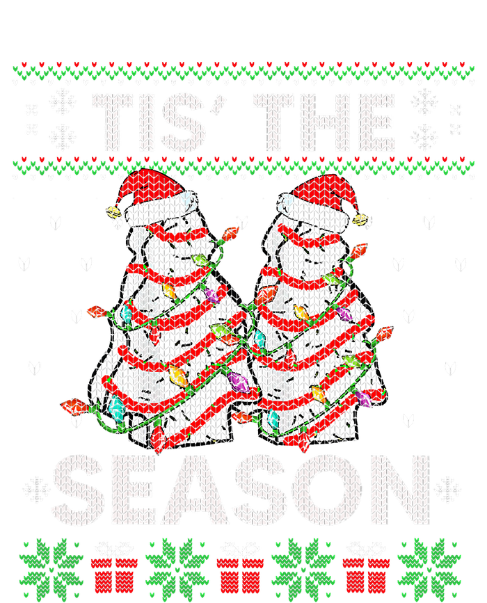 Tis The Season Christmas Tree Cakes Debbie Becky Xmas Pyjama T-Shirt