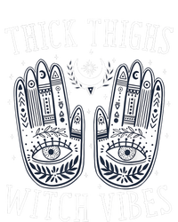 Thick Thighs Witch Vibes Halloween Large Microfiber Waffle Golf Towel