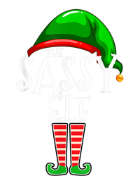 The Sassy Elf Family Matching Group Christmas Gift Funny Flexfit Unipanel Trucker Cap