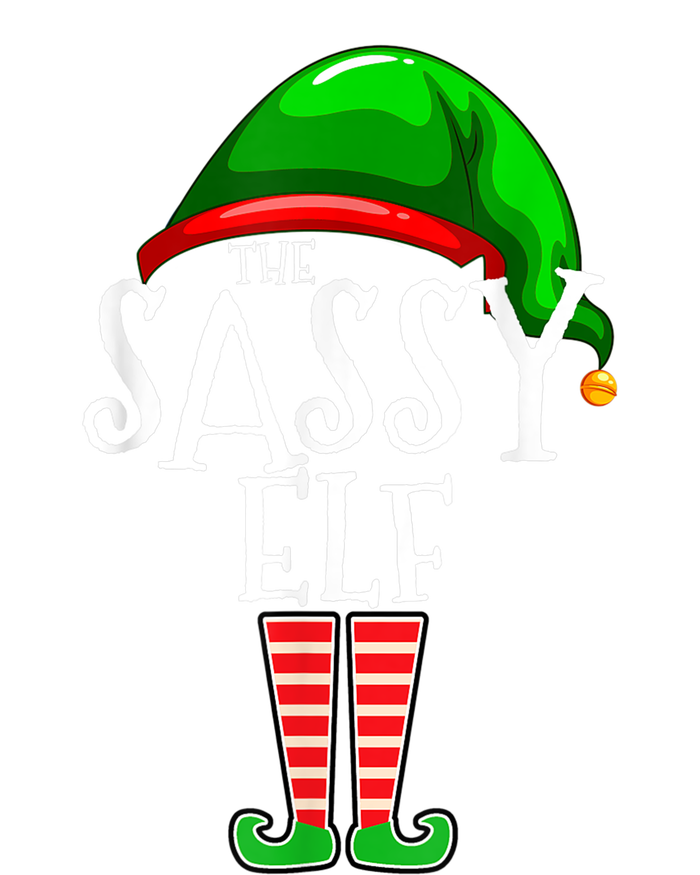 The Sassy Elf Family Matching Group Christmas Gift Funny Flexfit Unipanel Trucker Cap