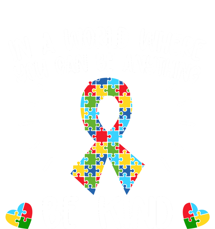 Be Kind Motivational Autism Awareness Slogan Autism Puzzle Message T-Shirt