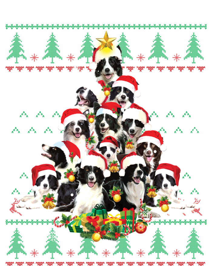 Border Collie Christmas Dog Lover Gift Ugly Sweater Xmas Gift Kids T-Shirt