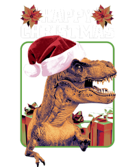 Cool T Rex Happy Christmas Kids Long Sleeve Shirt